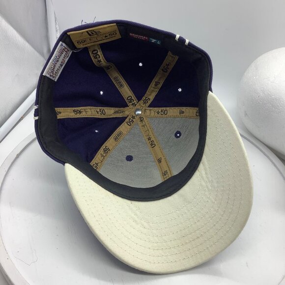 Chicago Cubs New Era 59Fifty Cooperstown Collection Blue Baseball Cap Size 7 1/8 - Picture 6 of 6